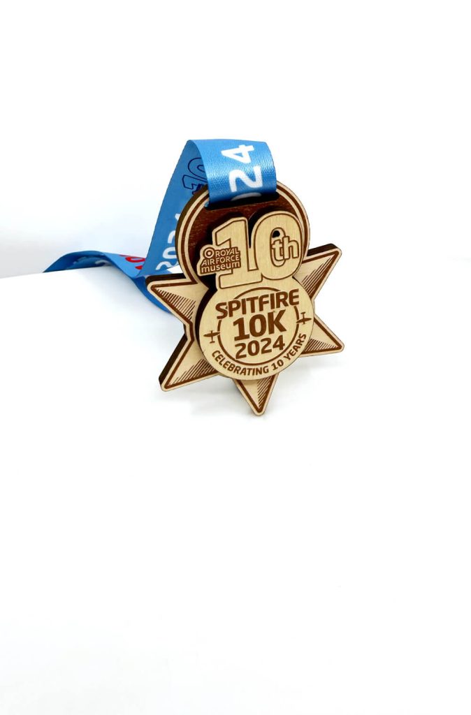 wooden medal
