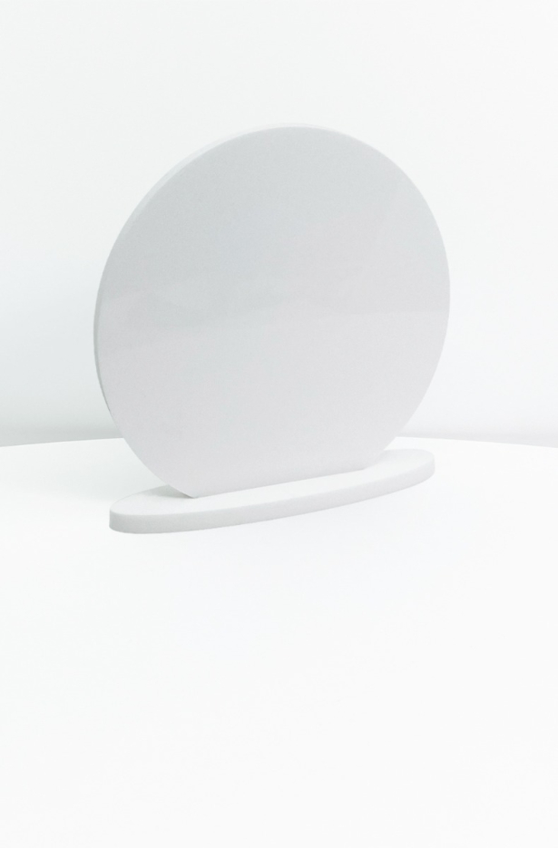 Round Acrylic White